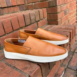 Wolf and Shepherd Cruise Slip On Loafer M 12 W 13.5 Honey Brown White LIKE  NEW